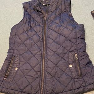 Blue Quilted Vest